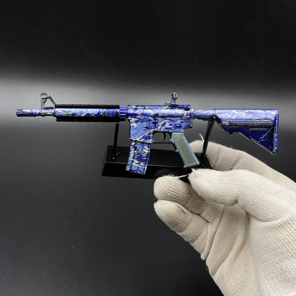 M4A4 Naval Shred Camo Gun CS2 Game Replica For Collectible