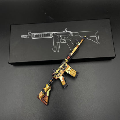 CS Game Skin M4A4 Hellfire Mini Metal Game Replica For Collection