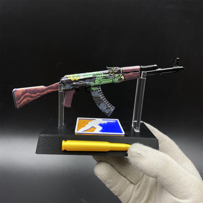 Hot Game CS2 Fire Serpent AK47 Metal Replica Game Prop Collectible