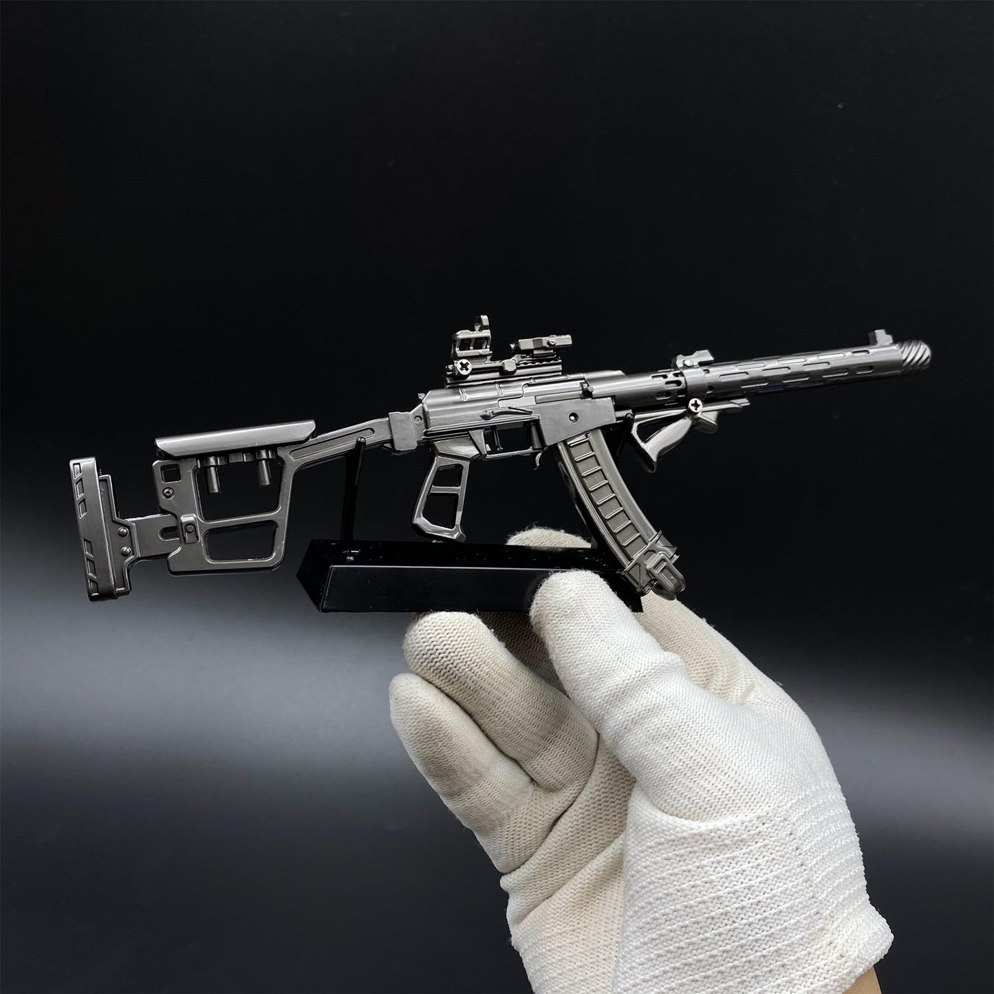 DF Tactical AS Val Metal Miniature Suppressed Rifle Tiny Gun