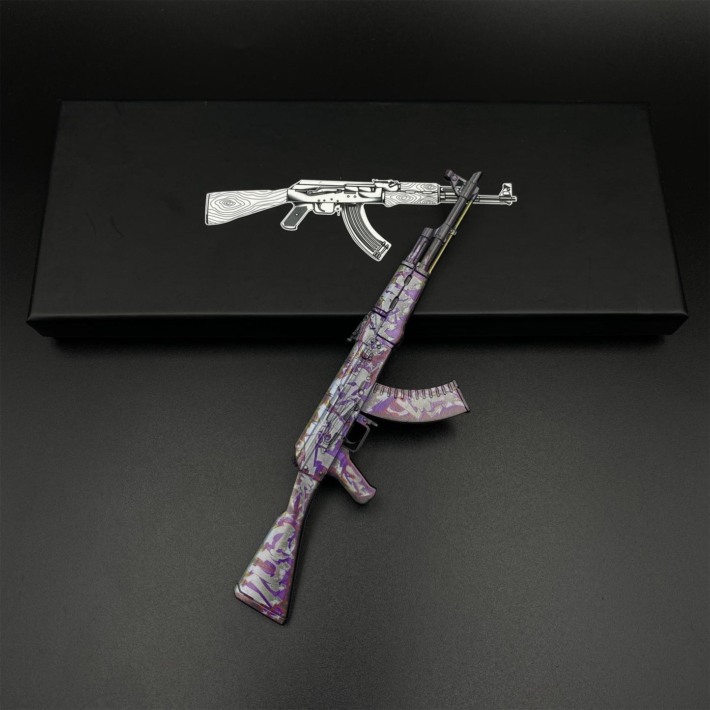 Hot Game CS2 AK47 Head Shot Skin Metal Replica Game Prop Collectible
