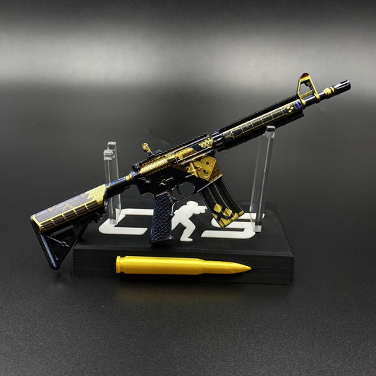CS2 Mini M4A4 The Coalition Metal Skin Replica - Game Prop Collectible