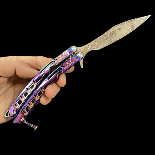 Arena Berakout Neon Phantom Butterfly Knife Replica For Collection