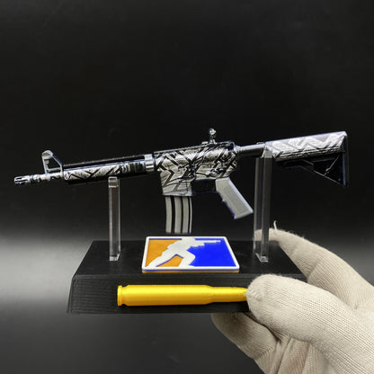 CS Game Skin M4A4 Aeolian Dark Mini Metal Game Replica For Collection
