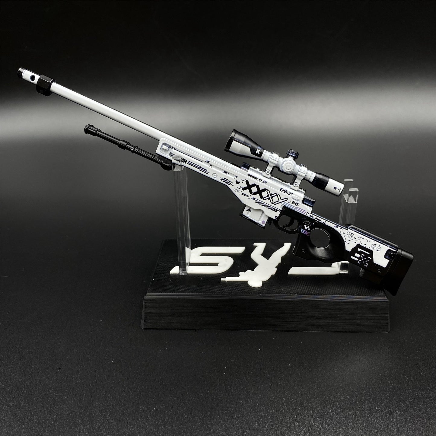 CS2 Game Peripheral - AWP Printstream Miniature Replica Game Prop Collectible
