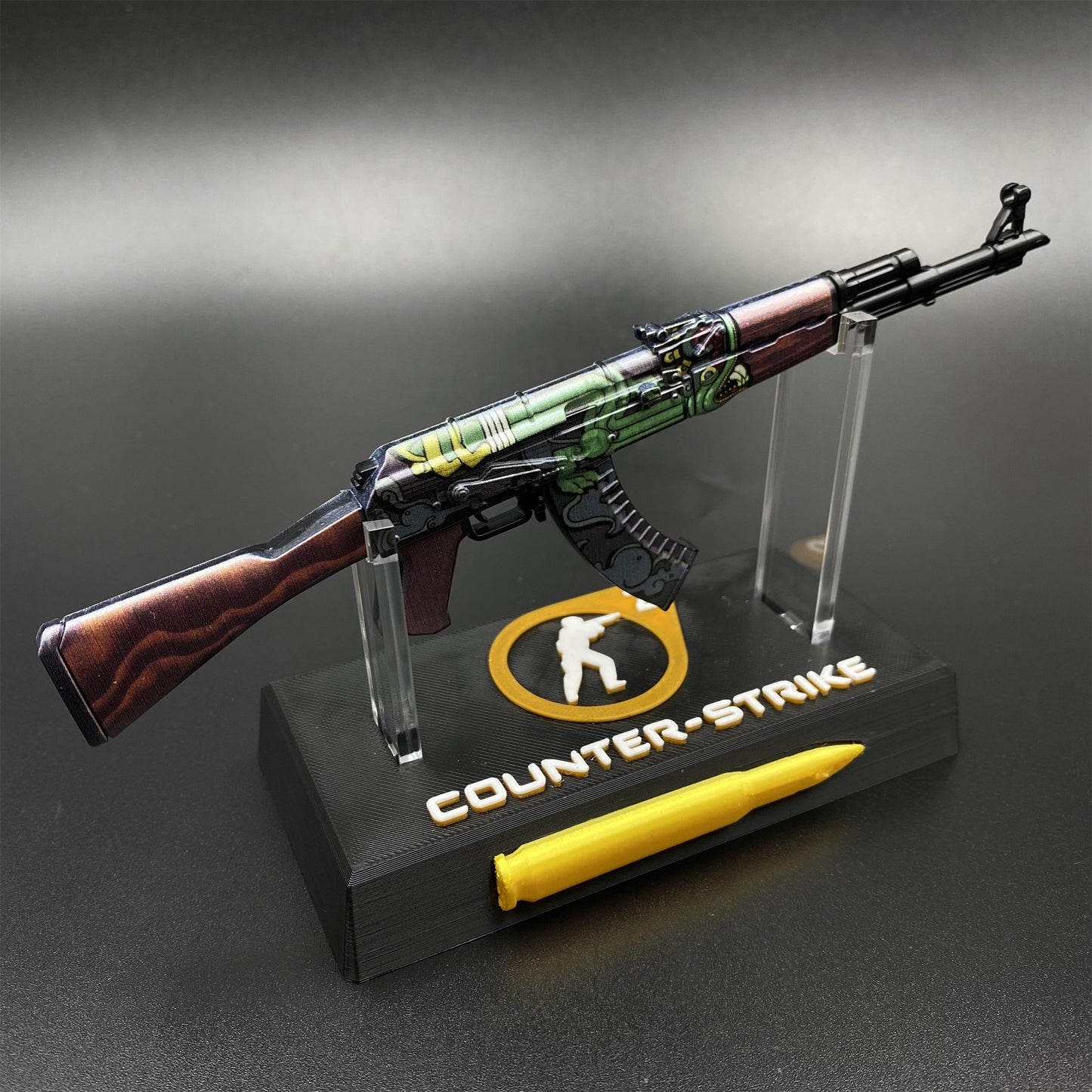 Hot Game CS2 Fire Serpent AK47 Metal Replica Game Prop Collectible