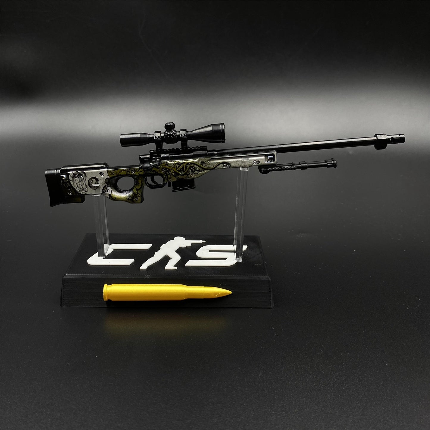 Hot Game CS2 Worm God AWP Metal Replica Game Prop Collectible