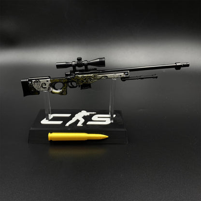 Hot Game CS2 Worm God AWP Metal Replica Game Prop Collectible
