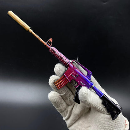 Hot Game CS Fade Tiny M4A1-S Metal Replica For Collectible