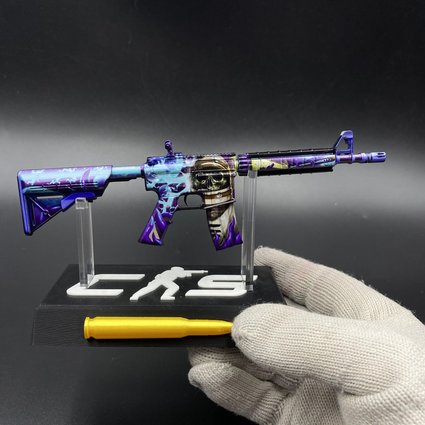 CS Skin M4A4 Desolate Space Mini Metal Replica For Collectible