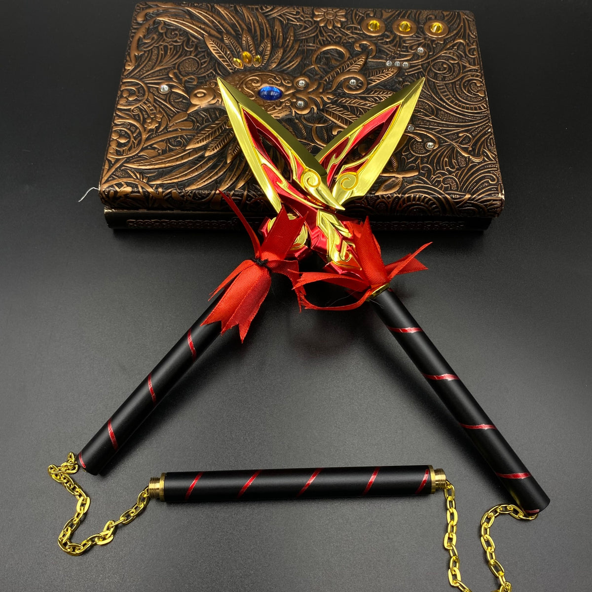 Valorant Long Xiang San Jie Spear Replica Chinese Dragon Spear Cosplay Prop
