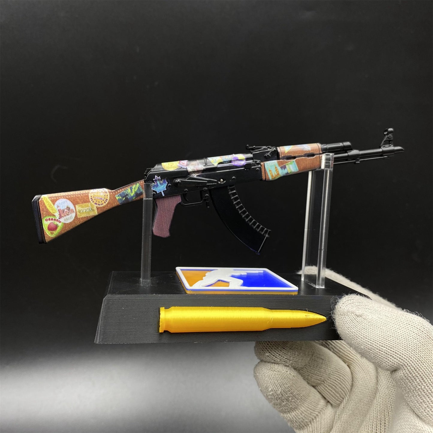 CS2 Game Peripheral - AK47 Jet Set Metal Replica Game Prop Collectible