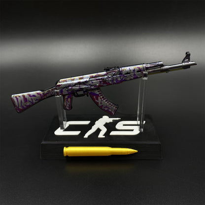 Hot Game CS2 AK47 Head Shot Skin Metal Replica Game Prop Collectible