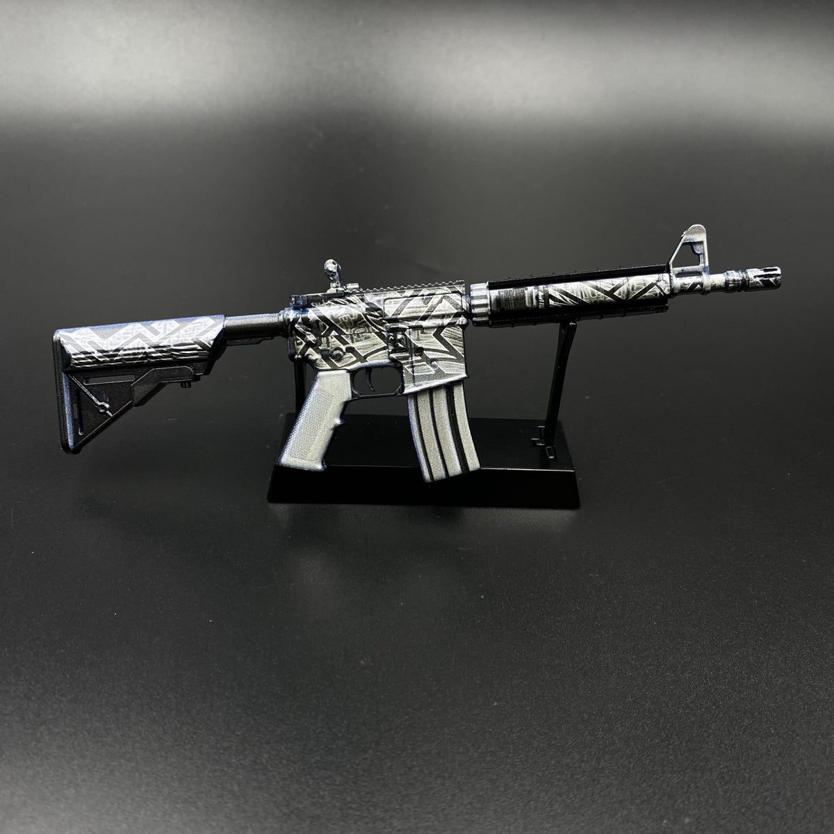 CS Game Skin M4A4 Aeolian Dark Mini Metal Game Replica For Collection