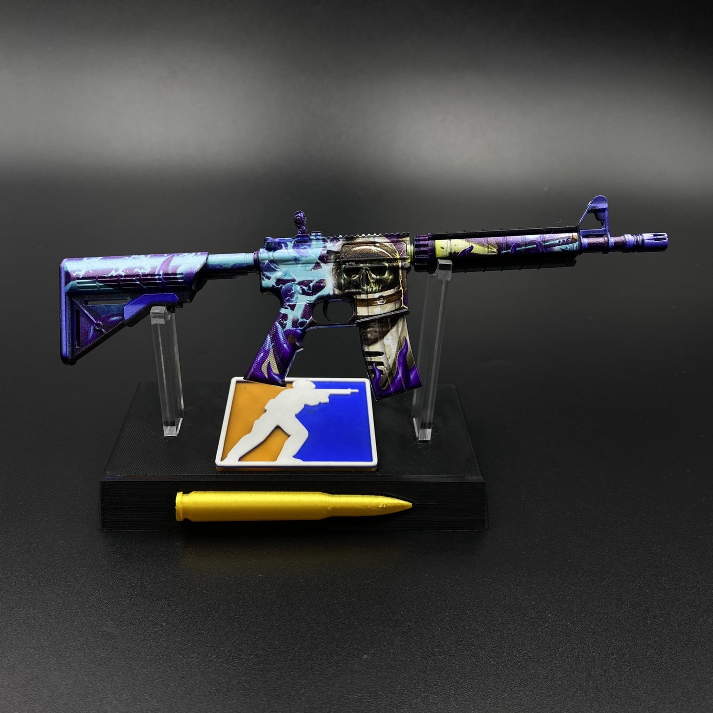 CS Skin M4A4 Desolate Space Mini Metal Replica For Collectible