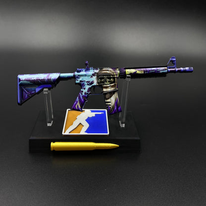 CS Skin M4A4 Desolate Space Mini Metal Replica For Collectible