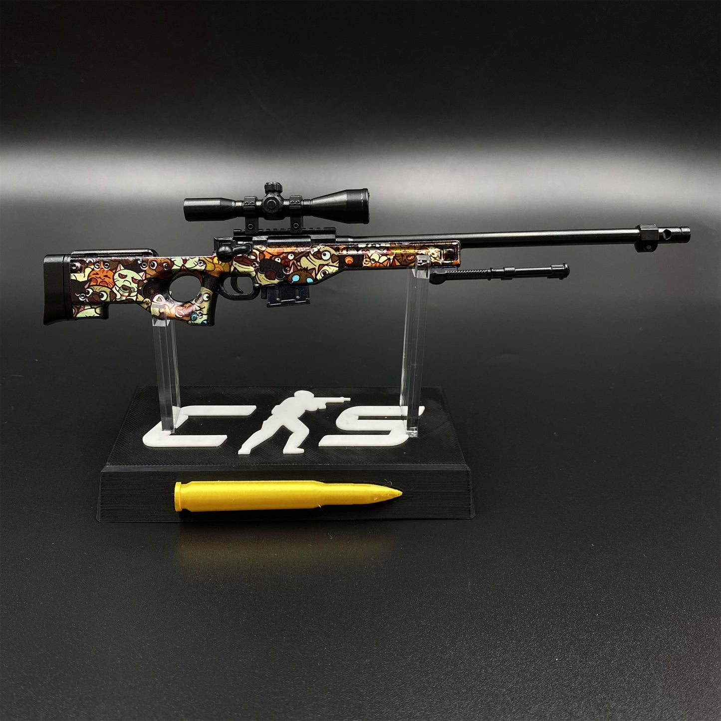 Hot Game CS2 PAW AWP Sniper Rifle Metal Replica Game Prop Collectible
