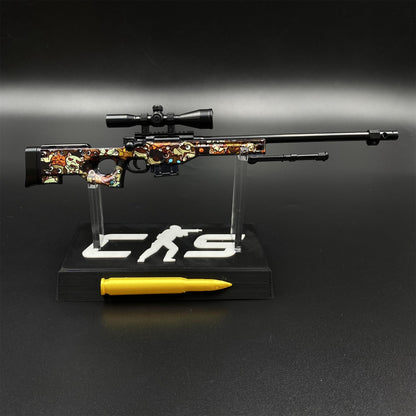 Hot Game CS2 PAW AWP Sniper Rifle Metal Replica Game Prop Collectible