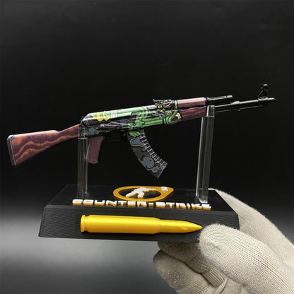 Hot Game CS2 Fire Serpent AK47 Metal Replica Game Prop Collectible