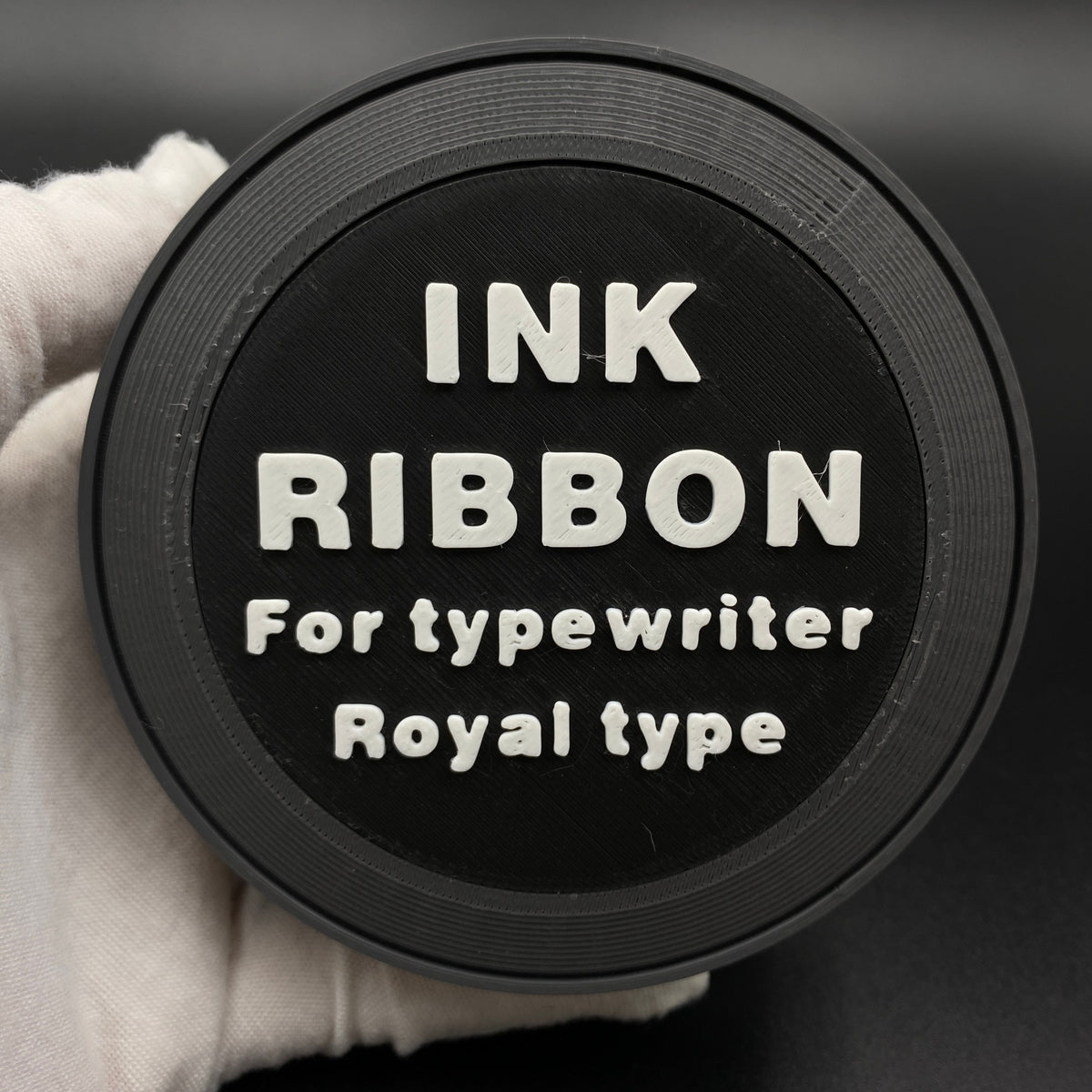 3D Printed Horror Game Ink Ribbon Shape Speaker, Gaming Room Decor Fan Collectible