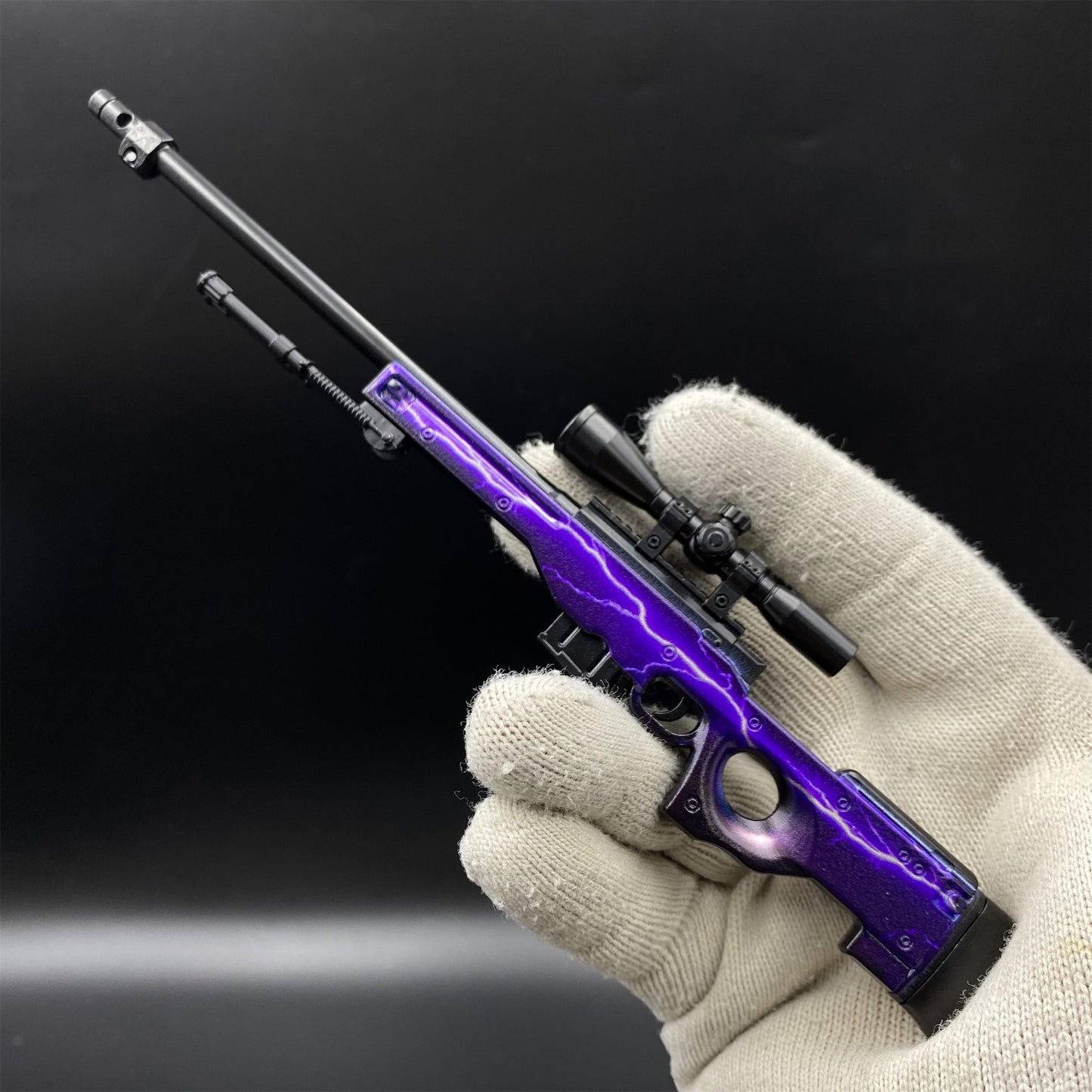 Hot Game CS2 Lightning Strike AWP Metal Replica Game Prop Collectible