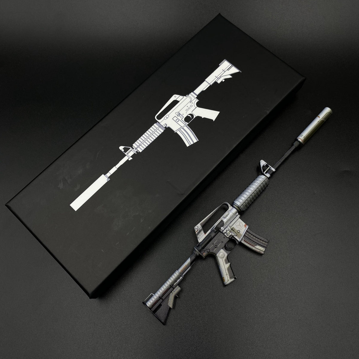 CS2 Game Peripheral - Mecha Industries M4A1-S Metal Replica Game Prop Collectible