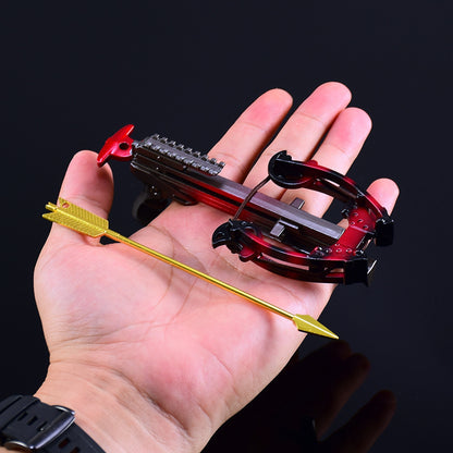 Delta Force Game Inspired Saeed Crossbow Metal Replica Collectible Display Toy for Game Fans