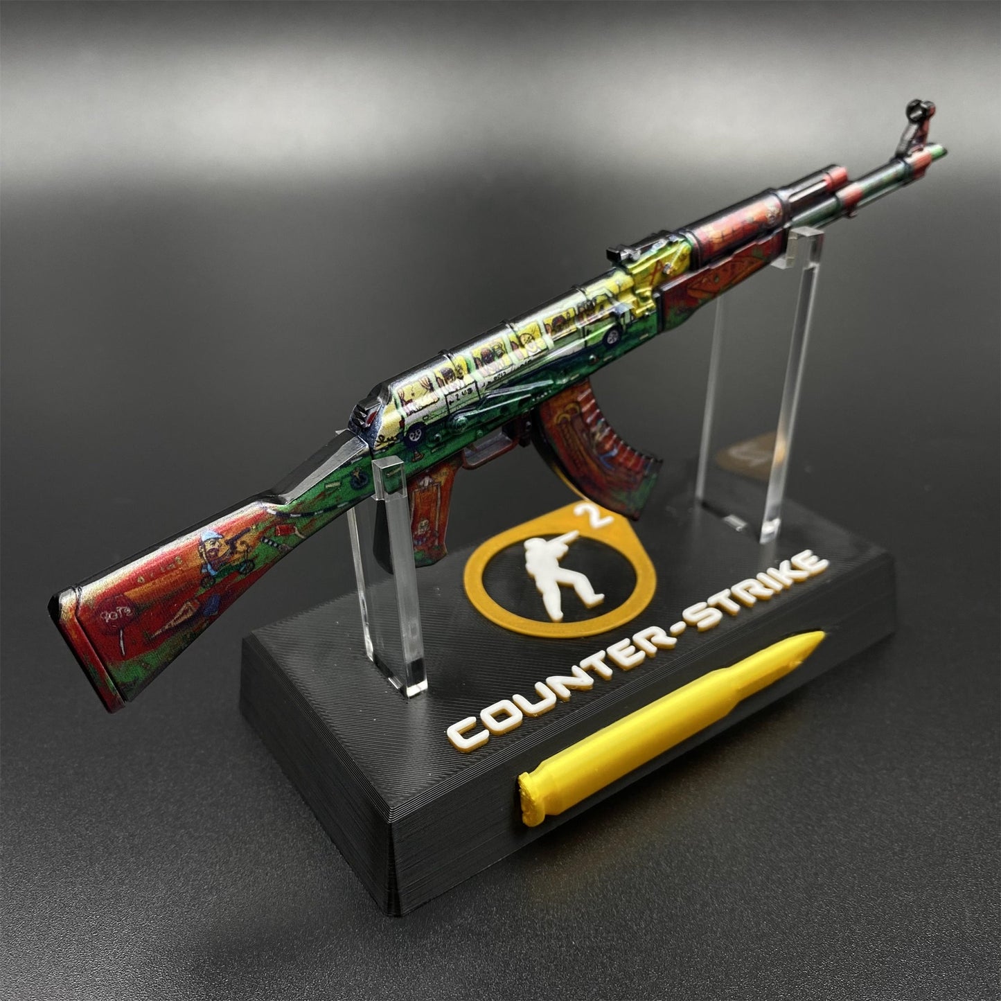 Hot Game CS2 AK47 The Outsiders Metal Replica Game Prop Collectible