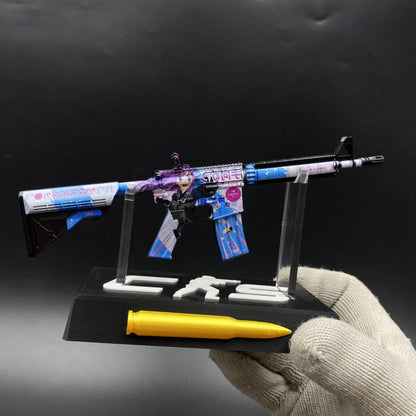 Hot Skin M4A4 Temukau Mini Game Replica Game Prop Collectible