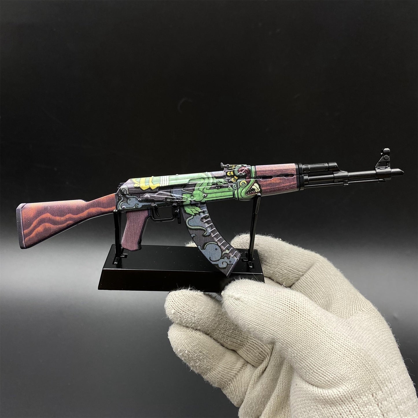 Hot Game CS2 Fire Serpent AK47 Metal Replica Game Prop Collectible