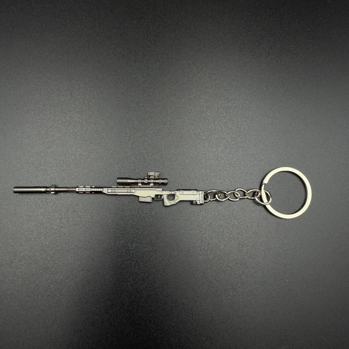 Mini Metal Gun Props Keychain - Gaming Weapon Backpack Pendant