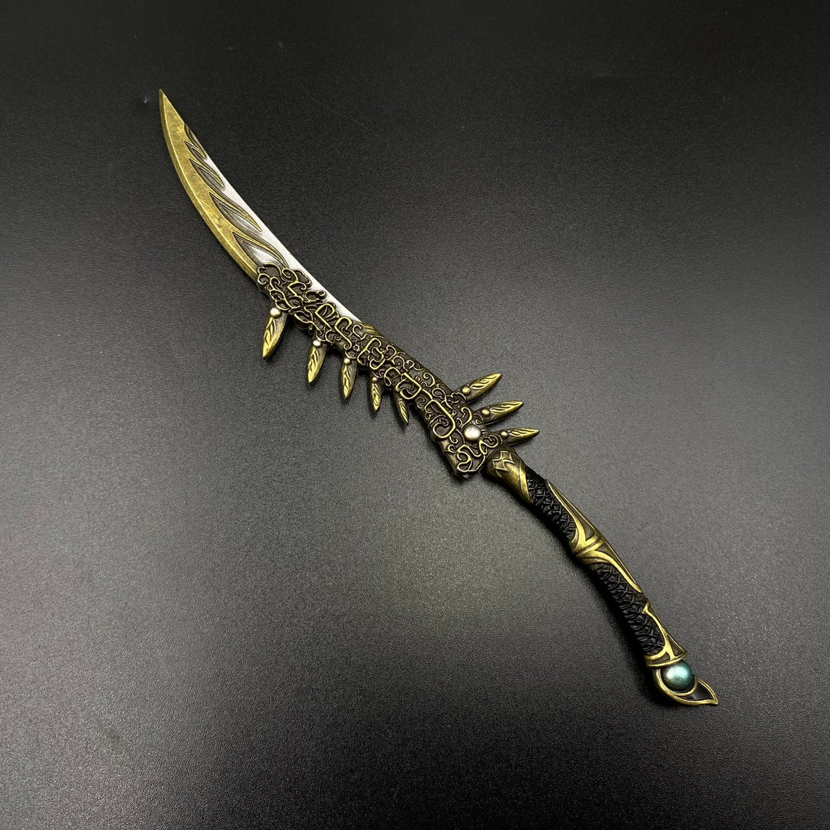 Mortal Cultivation Biography- Handmade "Golden Mother-Son Spirit Blade" is perfectly restored Han Li weapon replica