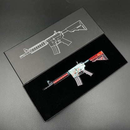M4A4 Bullet Rain Mini Metal Gun CS2 Game Replica For Collectible