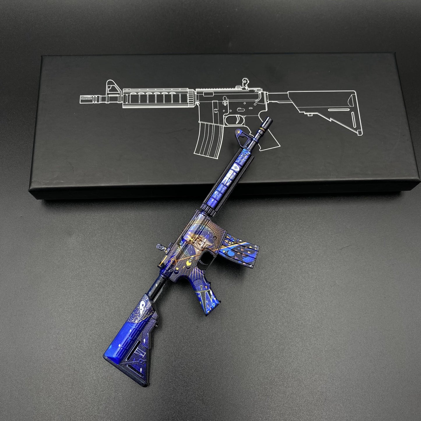 M4A4 The Emperor Mini Game Skin Replica, Game Prop Collectible