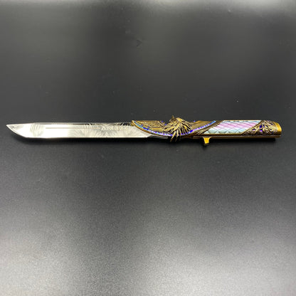 Dark Star Knife Mini Replica Delta Force Game Skin Alloy Collectible Knife Ornament