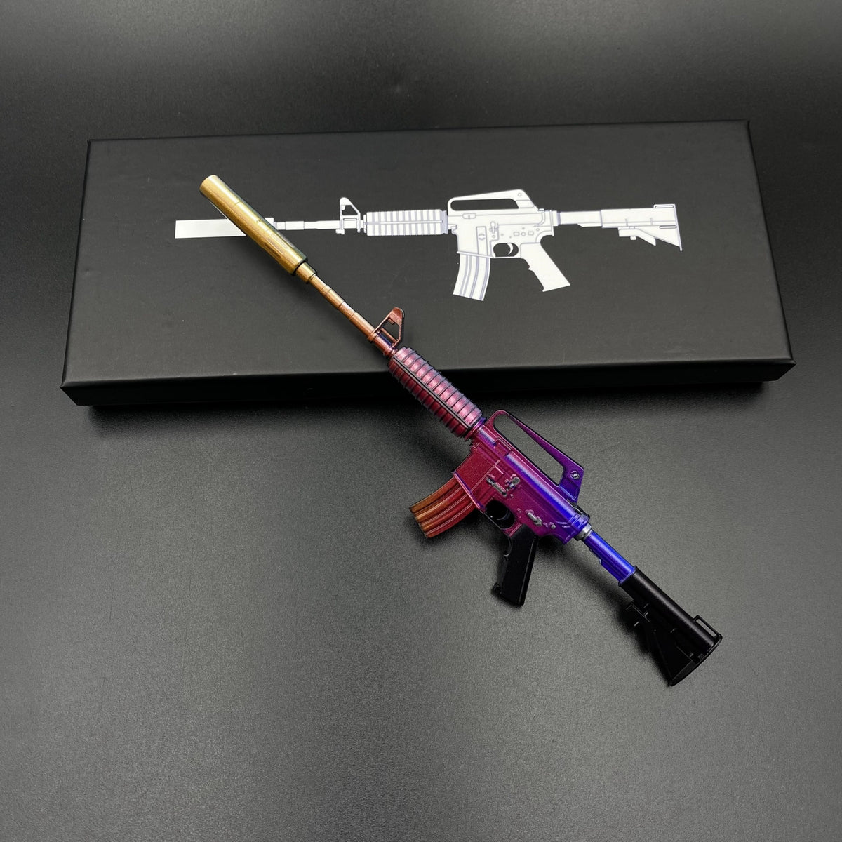 Hot Game CS Fade Tiny M4A1-S Metal Replica For Collectible