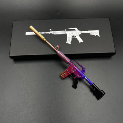 Hot Game CS Fade Tiny M4A1-S Metal Replica For Collectible