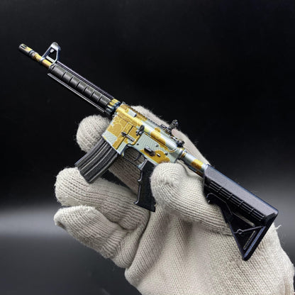 CS Game Skin M4A4 Daybreak Mini Metal Game Replica For Collection