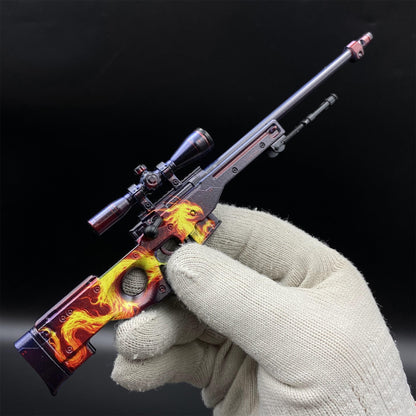 Hot Game CS2 Wildfire AWP Metal Replica Game Prop Collectible