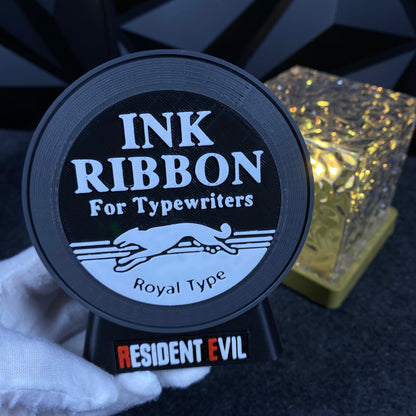 3D Printed Ink Ribbon Bluetooth Speaker Horror Game Themed Desktop Decor Gift