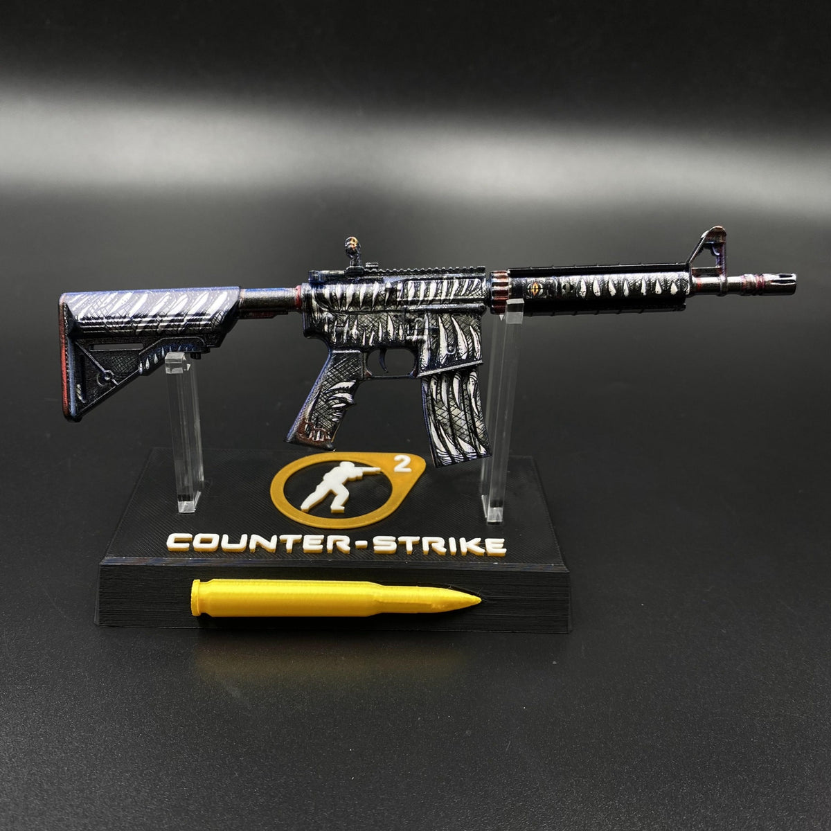 CS Hot Skin M4A4 Zubastick Miniature Mini Metal Replica For Collectible