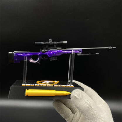 Hot Game CS2 Lightning Strike AWP Metal Replica Game Prop Collectible