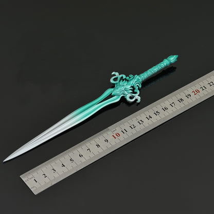 Flying Sword Fifteen Metal Replica Jian Lai Xianxia Weapon Prop Collectible Desktop Decoration Gift