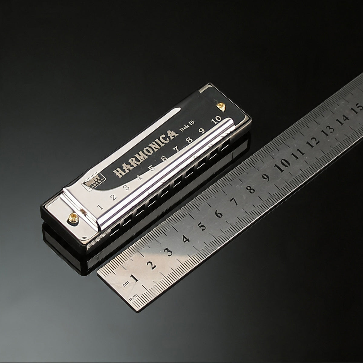 Delta Force Elegy Harmonica Prop 10 Hole Blues Harmonica