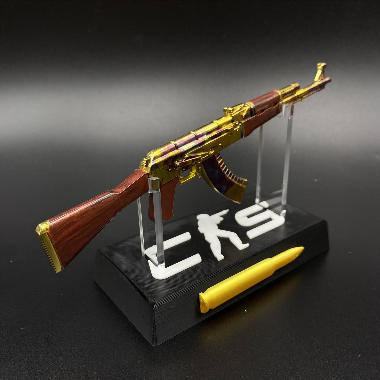 Hot Game CS2 AK47 Case Hardened Metal Replica Game Prop Collectible