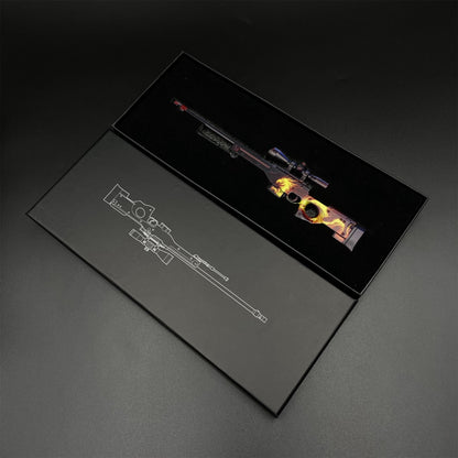 Hot Game CS2 Wildfire AWP Metal Replica Game Prop Collectible