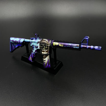 CS Skin M4A4 Desolate Space Mini Metal Replica For Collectible