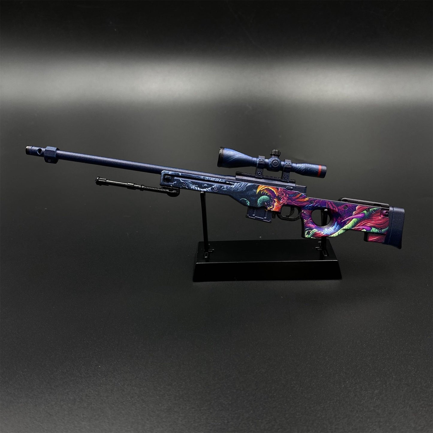 Hot Game CS2 Tiny Gun Hyper Beast AWP Metal Replica Game Prop Collectible