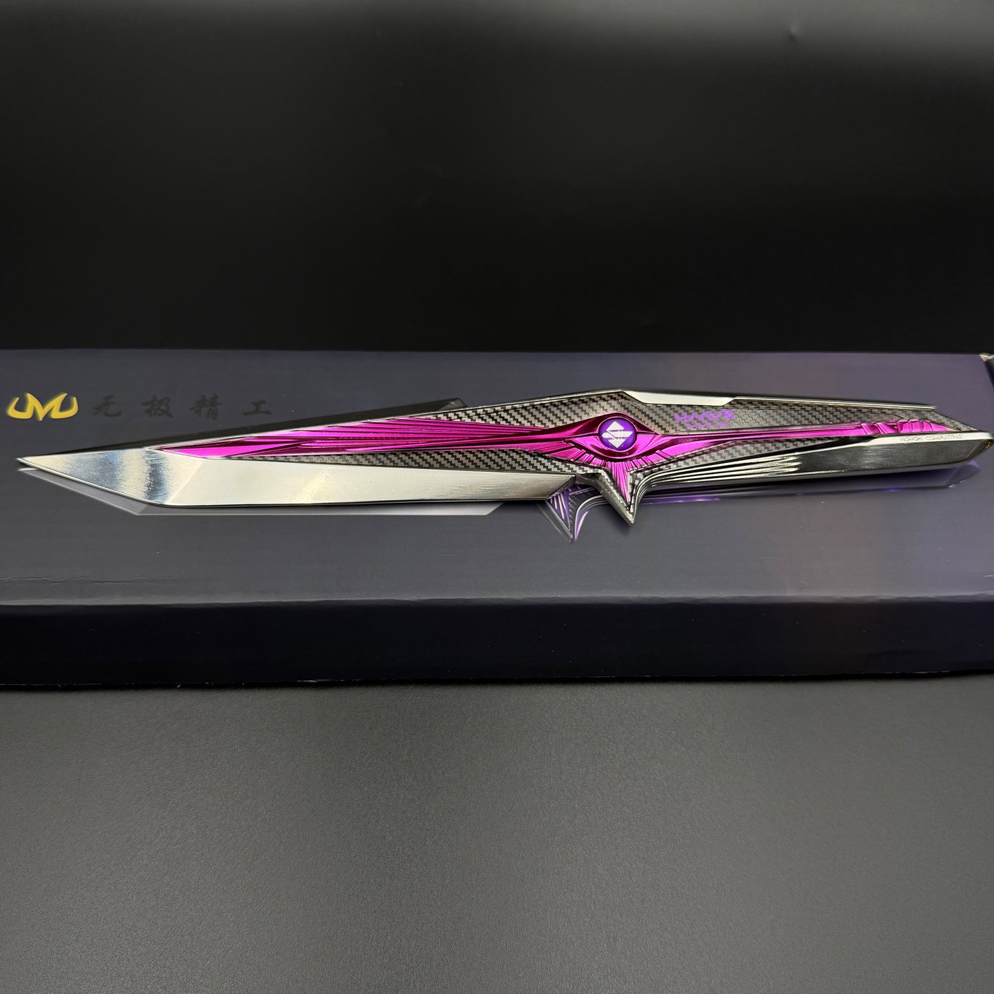 1:1 S9 Season New Knife Skin Falling Star Delta  Force Game Knife IRL Replica Knife Blunt Blade