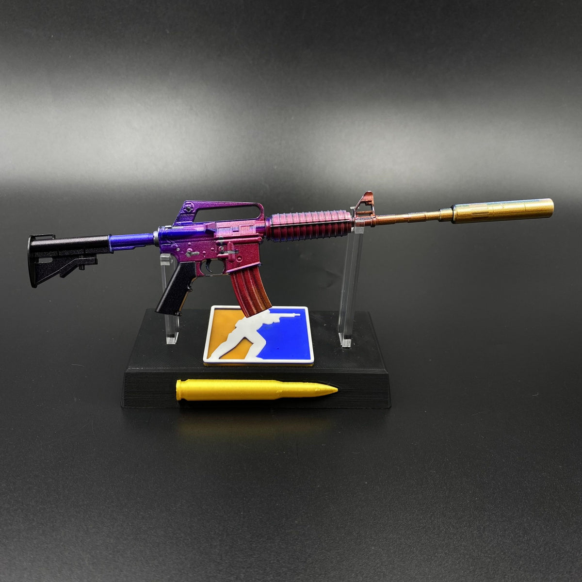 Hot Game CS Fade Tiny M4A1-S Metal Replica For Collectible